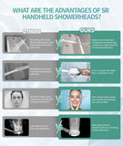 Filtered Shower Head with Handheld High Pressure 9 Spray Mode Showerhead Detachable Shower Head Water Softener Filters