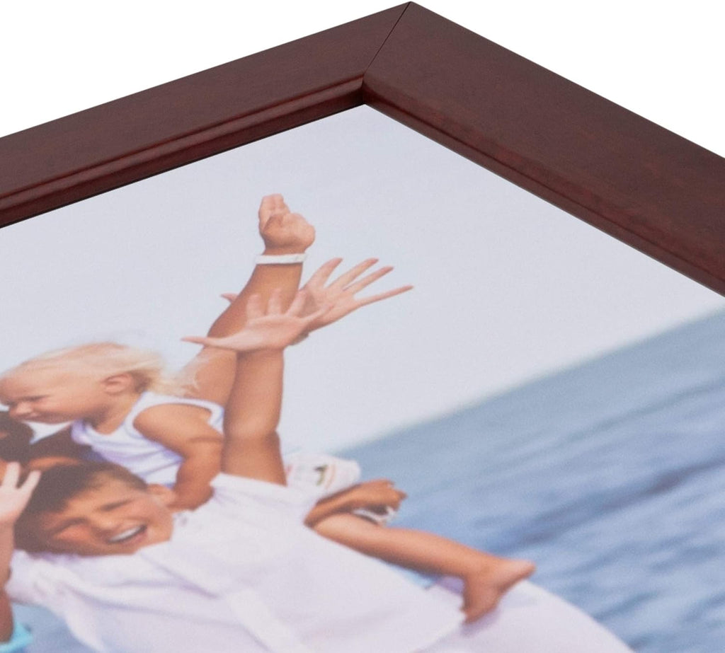 24x36 Inch Red Picture Frame, This 1.25" Custom Poster Frame is Cherry Style, for Your Art or Photos