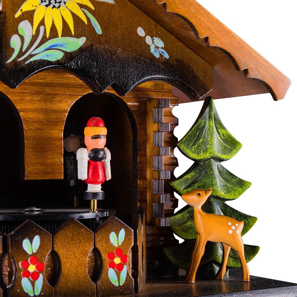 Cuckoo Clock Pendulum Quartz Wall Clock Black Forest House Home Decor