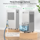 5000 Sq.Ft Energy Star Most Efficient 2024 Dehumidifier, Max 100 Pint Dehumidifier for Basement with Drain Hose