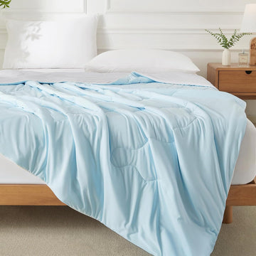 Cooling Comforter Twin, Dual-Sided Cooling Blanket for Hot Sleepers