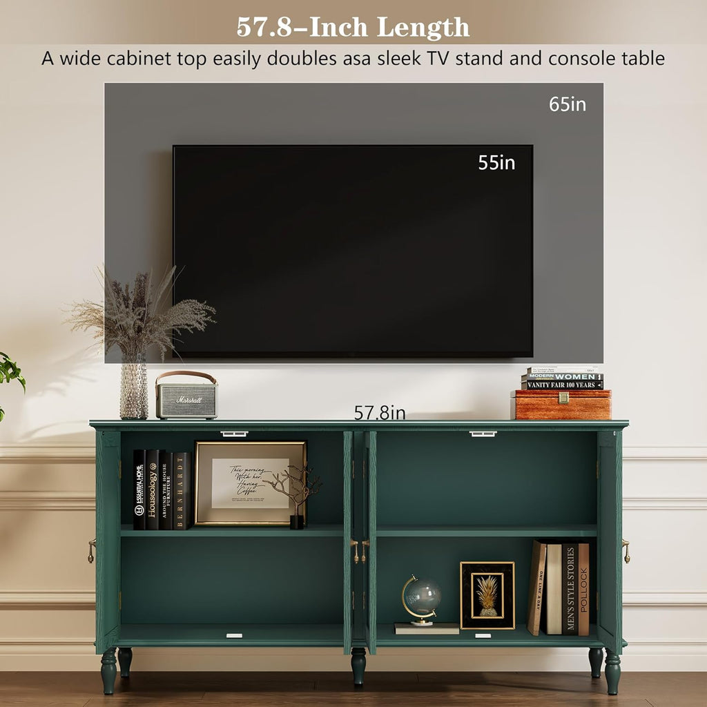 58" Sideboard Buffet Cabinet with Storage