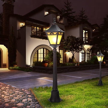Outdoor Lamp Post Light,Victorian Outdoor Waterproof Street Light