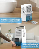 Small Dehumidifier with Drain Hose, Portable Dehumidifier for Bathroom