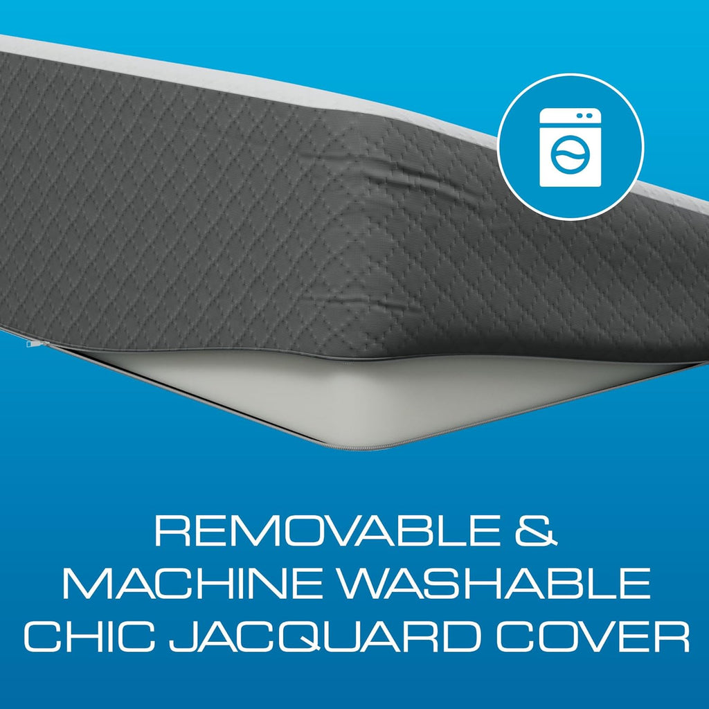 Kolbs Extra Wide Bed Wedge Pillow | Super Large, Memory Foam Top and Jacquard Cover | for Sleeping Acid Reflux GERD