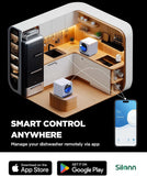 Portable Countertop Dishwasher with App Control