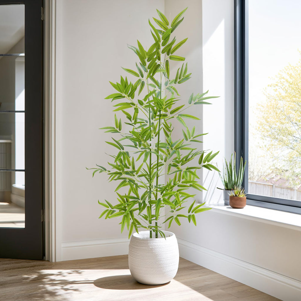 Artificial Dragon Scale Bamboo Tree 5 ft with Pot