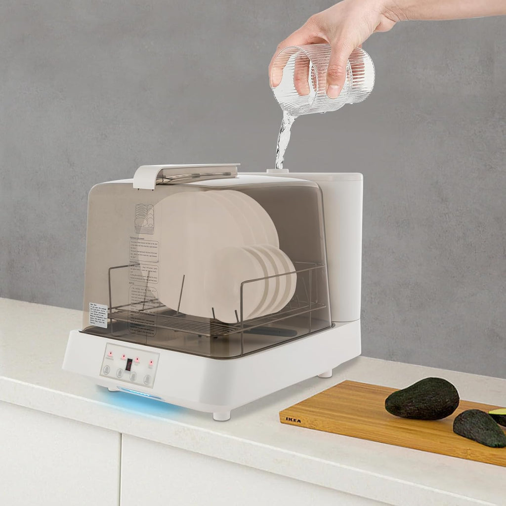Portable Countertop Dishwasher, 800W Automatic Dishwasher