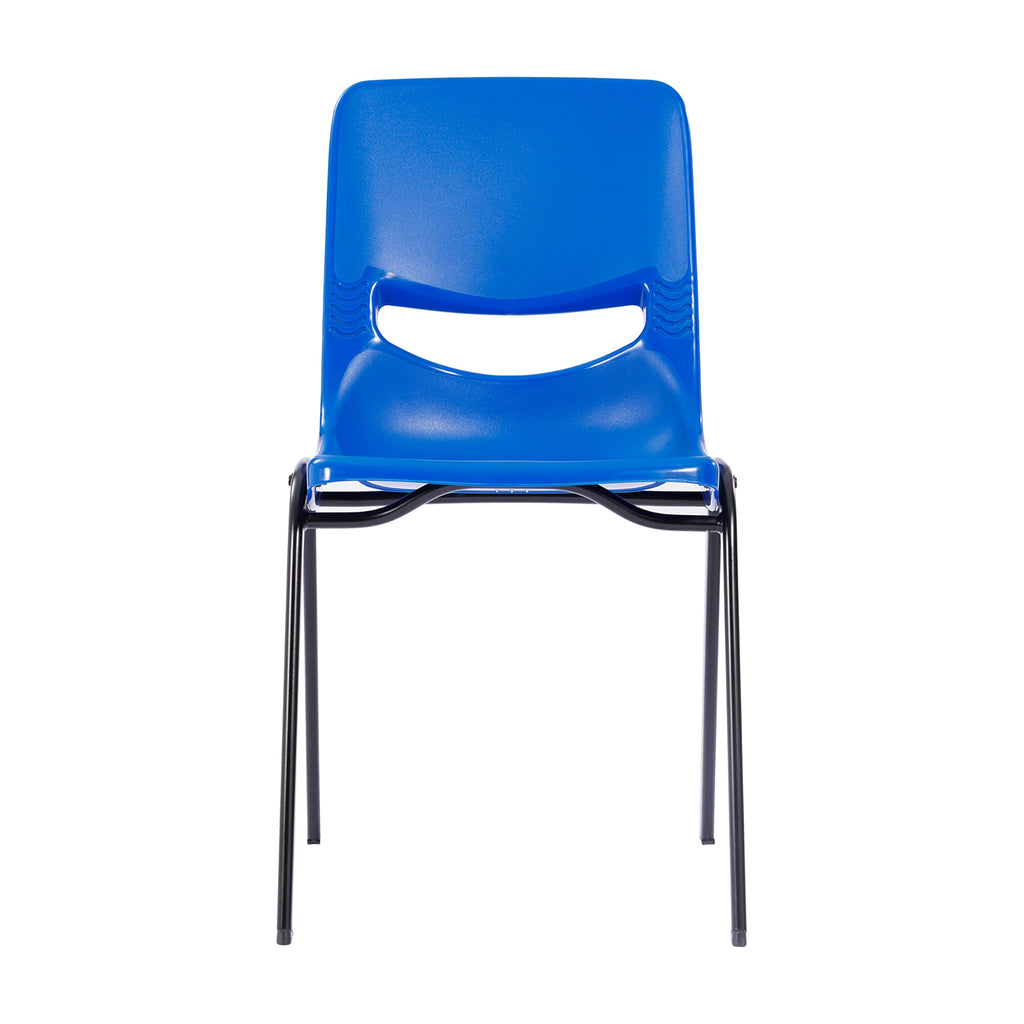 Flex Comfort Classroom Stack Chair, Navy
