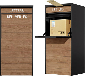 Package Delivery Boxes 41.54"x19.69"x15.75" Cold-Rolled Steel Delivery Box for Packages & Mails