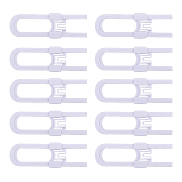 Child Proof Cabinet Locks, Baby Proofing, 10 Pack, White