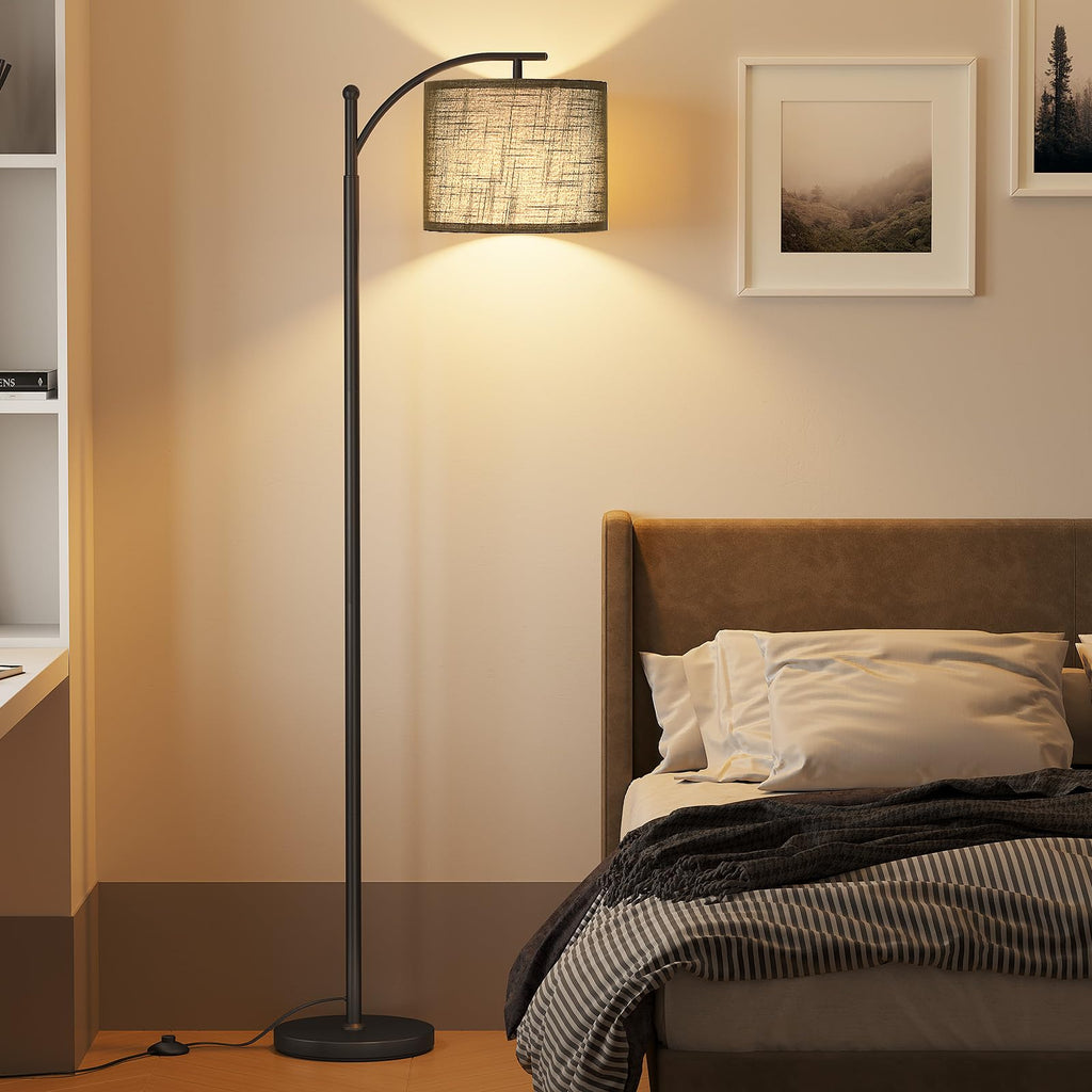 Arc Floor Lamp, Modern Floor Lamp with 3 Color Temperatures Bulb