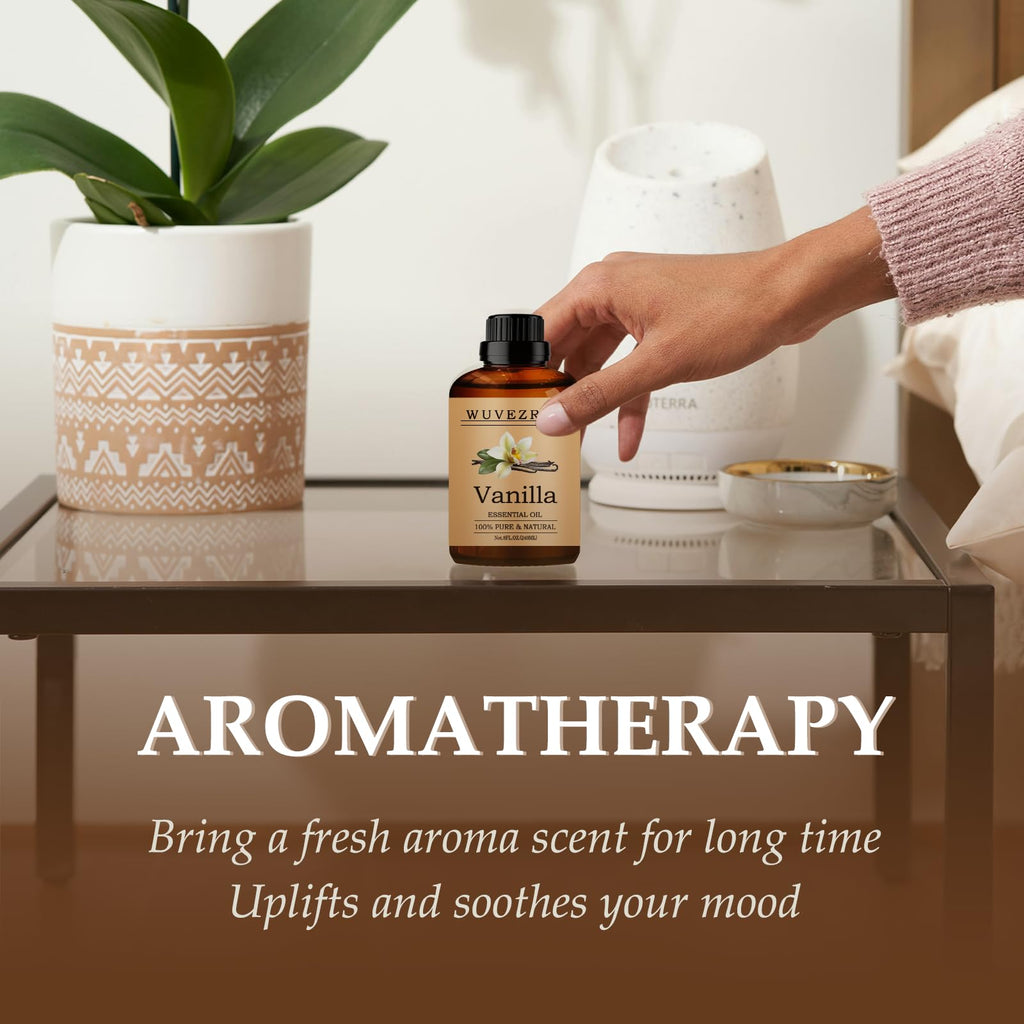 Vanilla Essential Oil 240ml for Diffuser, DIY & Home Spa