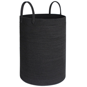 Large Woven Laundry Basket, 80L Tall Blanket Storage, Cute Nursery Kids Baby Laundry Hamper, Cloth Hamper Aesthetic