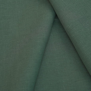 Japan Nature 100% Linen Fabric for Clothing, Home Decor, Pillow, Sofa, 55" Width, Craft by The Yard (Army Green, 8