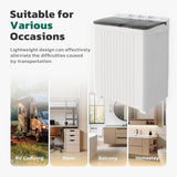 Portable Washing Machine, 28 Lbs Capacity Twin Tub Washing Machine, 18lbs Washer and 10lbs Spinner Combo, Compact