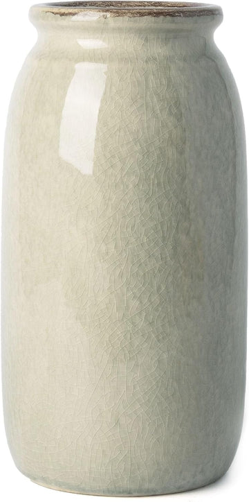 Rustic Large Green Vase
