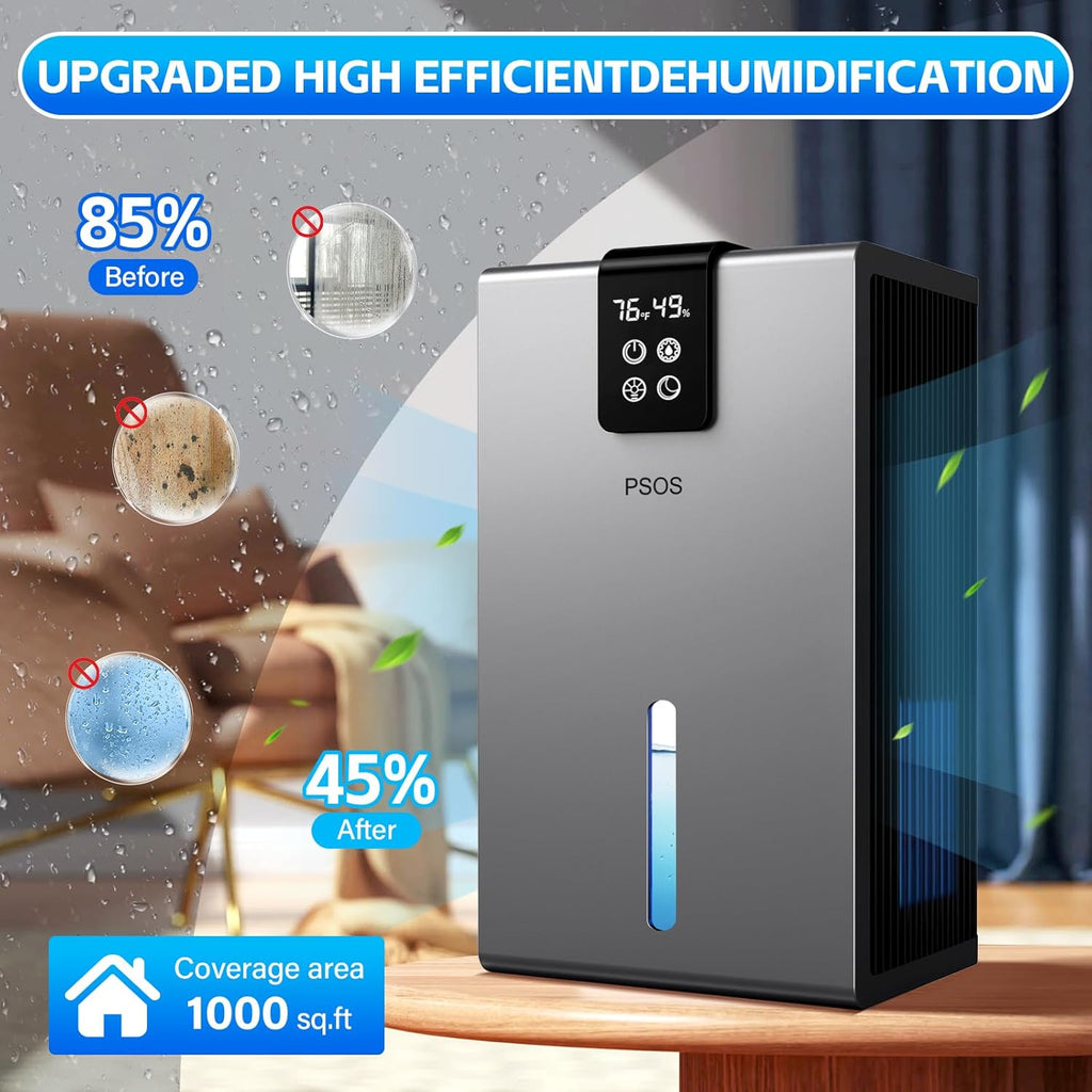 Dehumidifier, Dehumidifiers for Home, 98 OZ Water Tank