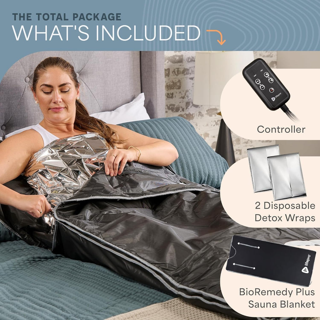 BioRemedy Plus Infrared Sauna Blanket - Available in 5 Colors