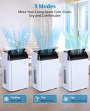 14000 BTU Portable Air Conditioners with Remote Control, 3-in-1 Free Standing Cooling AC Unit with Fan & Dehumidifier