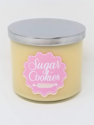 Sugar Cookie Candle ~ All Natural Premium Soy and Coconut Wax 3 Wick Candle ~ by Large 3 Wick