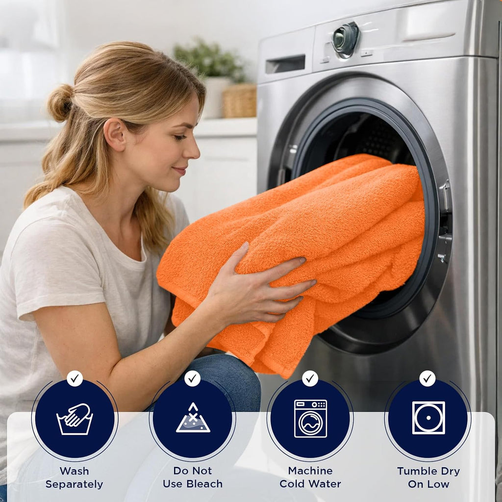 2 Pack Bath Sheets Extra Large 35x70, Large Bath Towels for Adults, XL Oversized Heavy Duty Towel Set, 600 GSM 100%