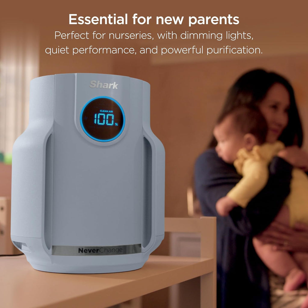 Air Purifier for Home, NeverChange Compact Pro, HEPA-Exceeding Filter, Captures Pollutants, Pet Dand