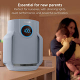 Air Purifier for Home, NeverChange Compact Pro, HEPA-Exceeding Filter, Captures Pollutants, Pet Dand