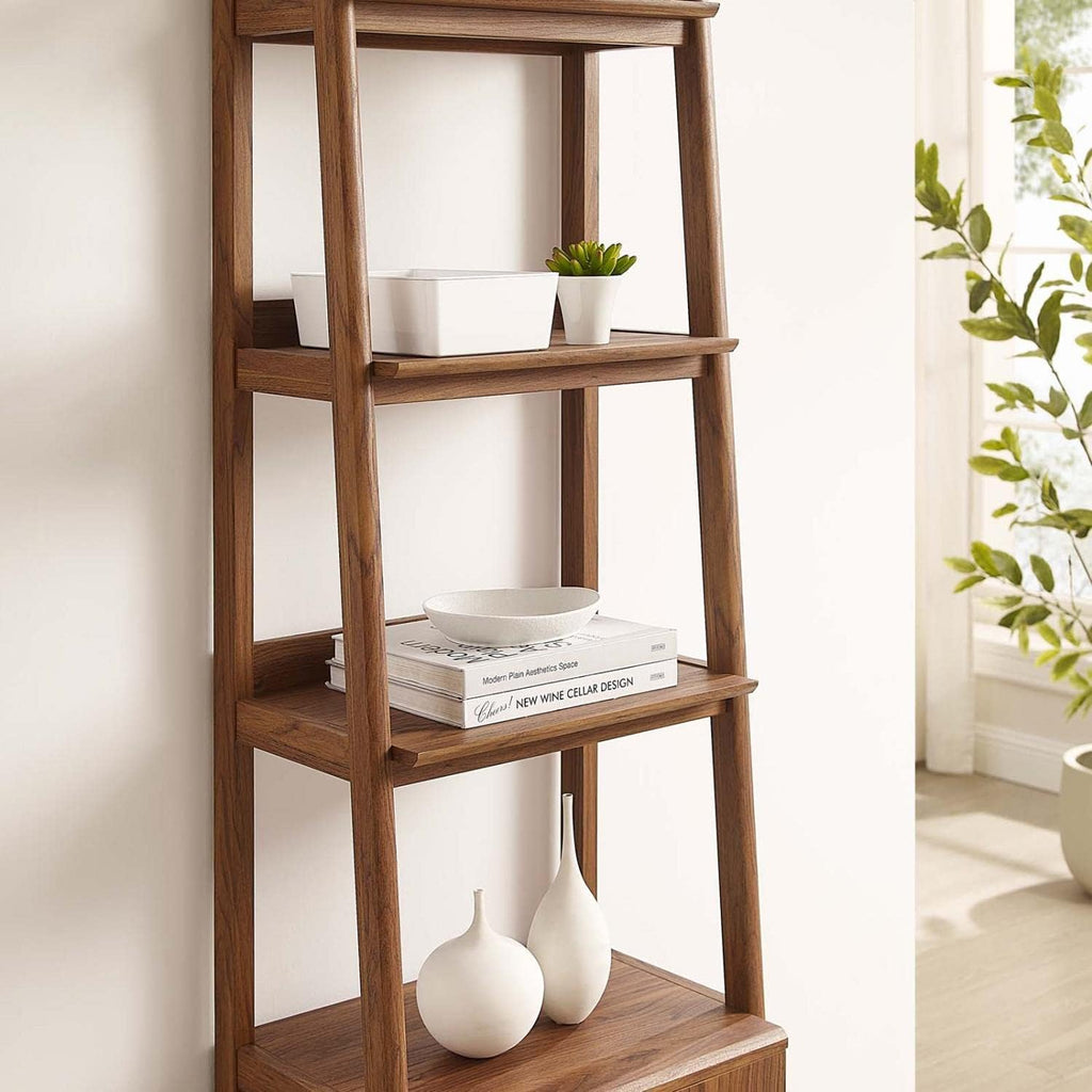 21" Bookshelf Display Case in Walnut