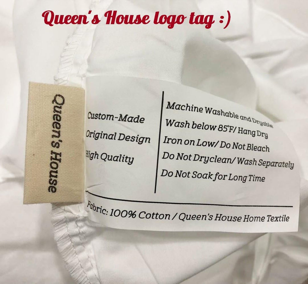 Queen's House 2-Piece White Euro Shams