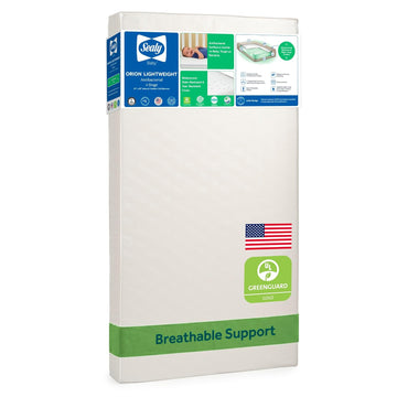 2-Stage Dual Firm Crib Mattress, Breathable Infant & Toddler Mattress with Medical-Grade Waterproof Cover, GREENGUARD