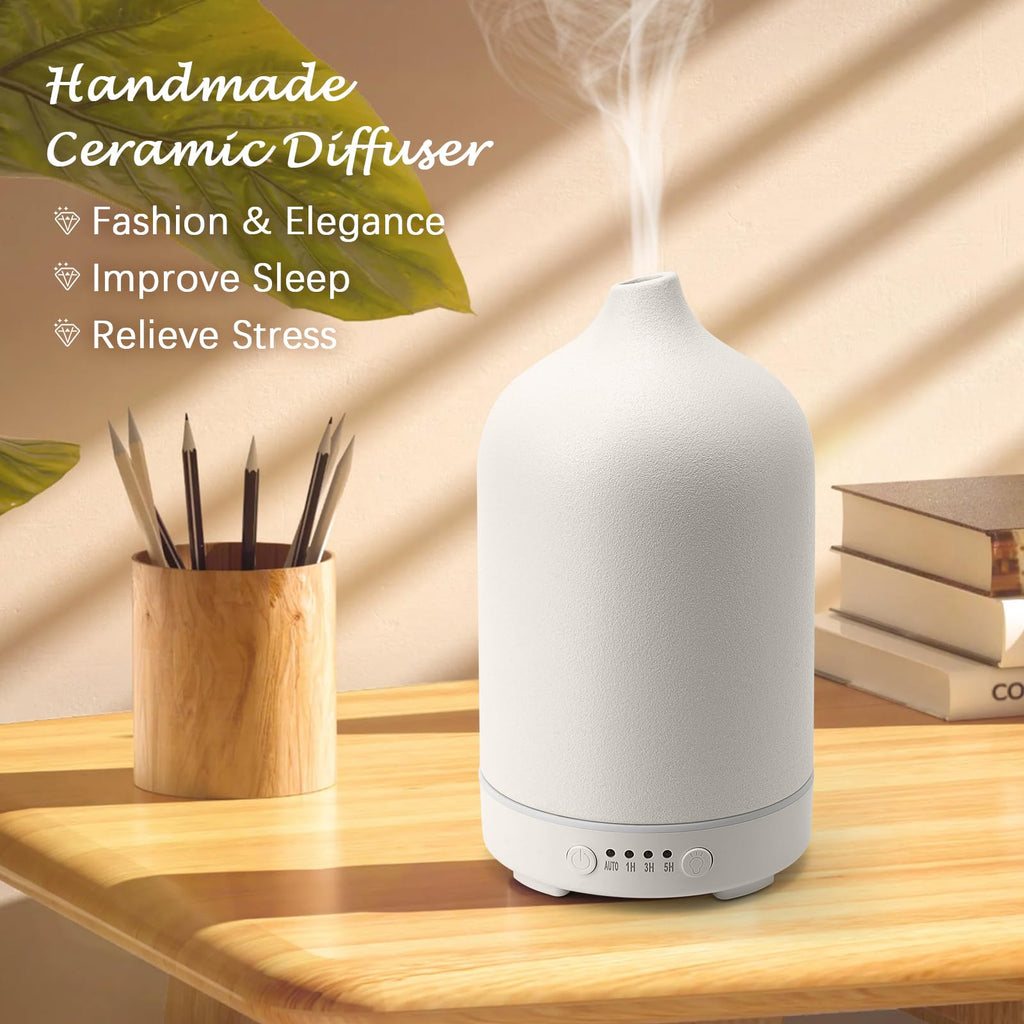 Ceramic Diffuser Essential Oil Diffusers Aromatherapy Essential Oil Diffuser for Room Air Diffuser Bedroom
