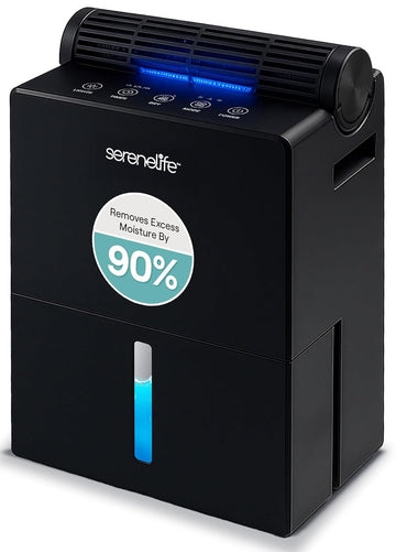 Dehumidifiers for Home, 91 Oz Quiet Dehumidifier for Bedroom, Bathroom, Basement with Removable Cylinder For Closet