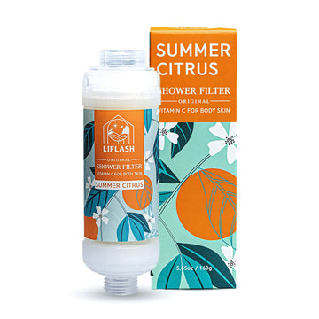 Vitamin C Shower Filter for Hard Water, Aromatherapy Softener Purifier, Help with Softer Skin and Hair Enhancement