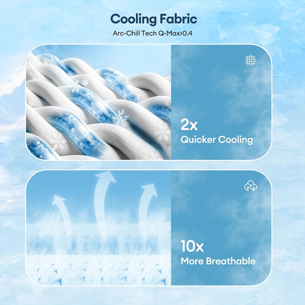 Cooling Blanket for Hot Sleepers Throw XL Size 50''×70'', Summer Blanket Thin Lightweight Breathable, Absorbs Sweat