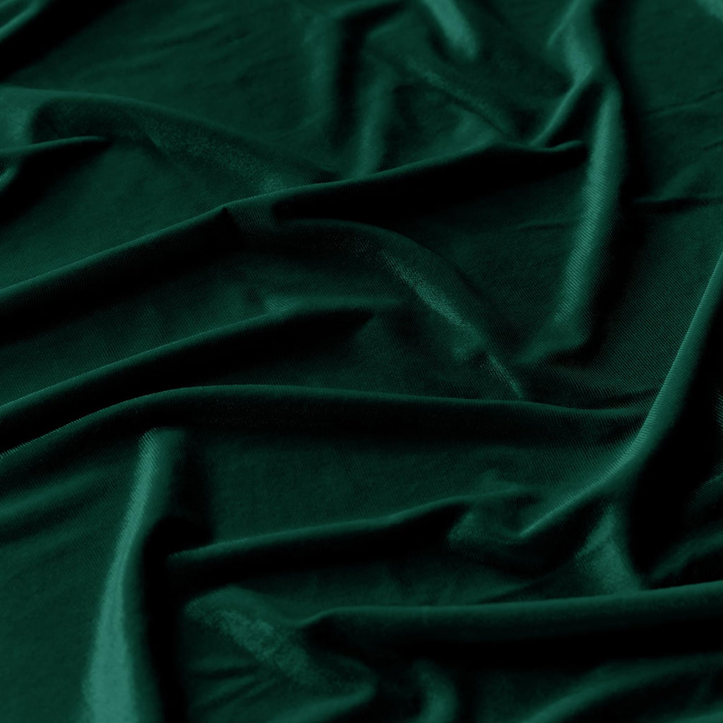 Green Velvet Tablecloth, 60 x 102 Inch Rectangle
