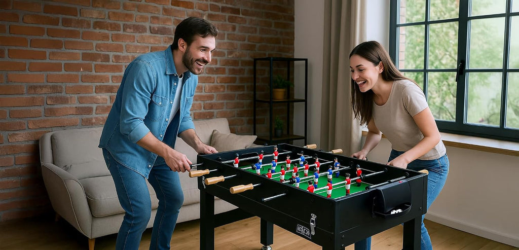 Trio 48″ 3-in-1 Multi Game Table - Foosball, Billiards/Pool & Air-Hockey