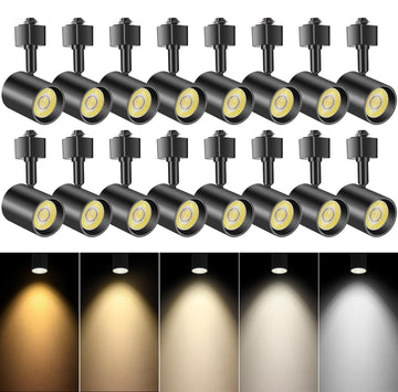 LED Track Lighting Heads H Type Track Light Heads Dimmable, 2000K 3000K 4000K 5000K 6000K Adjustable
