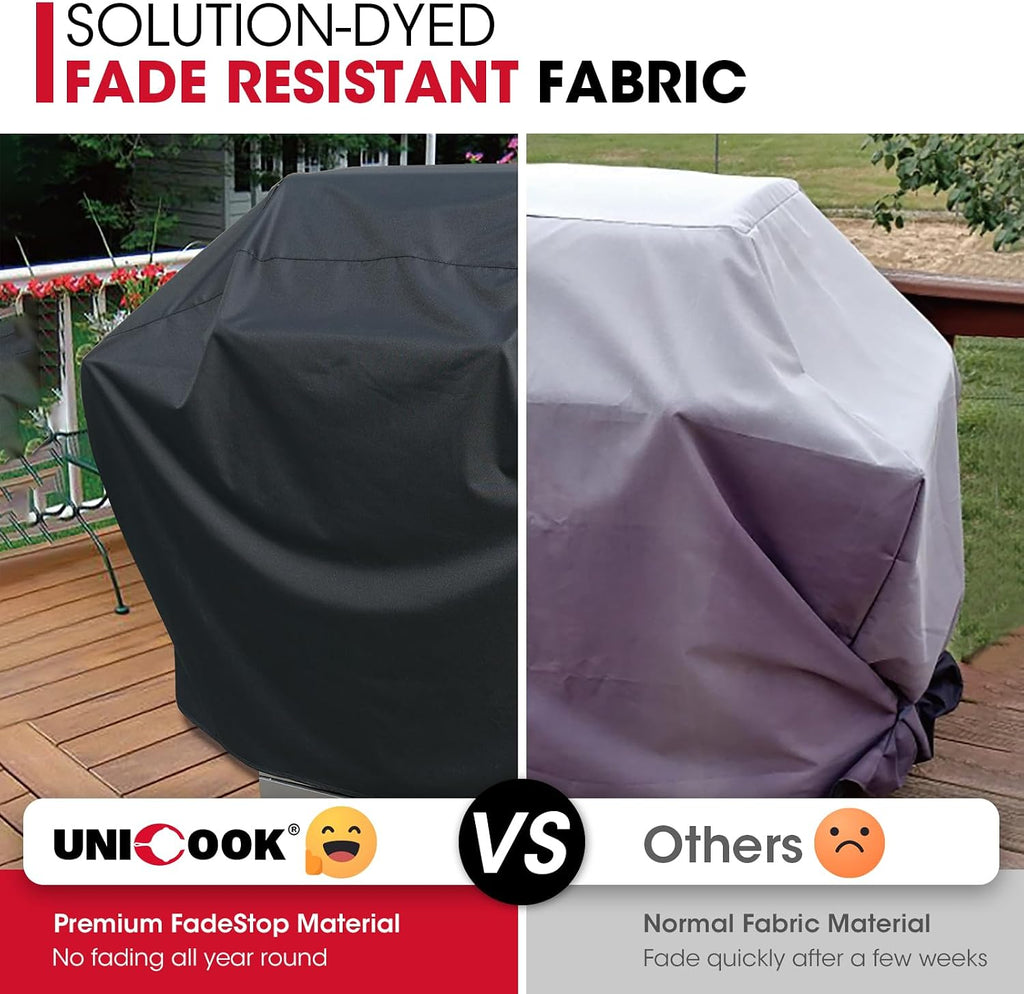 Outdoor Large Grill Cover 70 Inch, Heavy Duty Waterproof Gas Grill Cover for Outside, Fade Resistant Durable BBQ