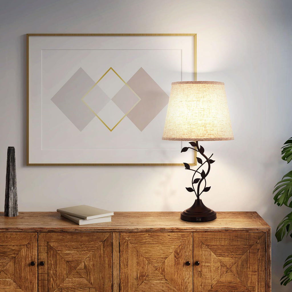 Table Lamp, Bedside Lamp, Rustic Lamp