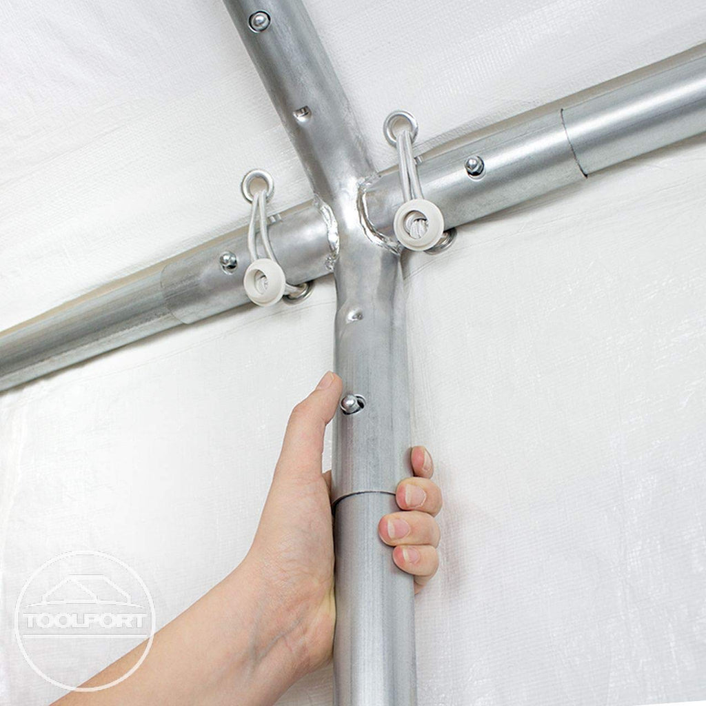 10x7 ft Canopy Party Tent, White