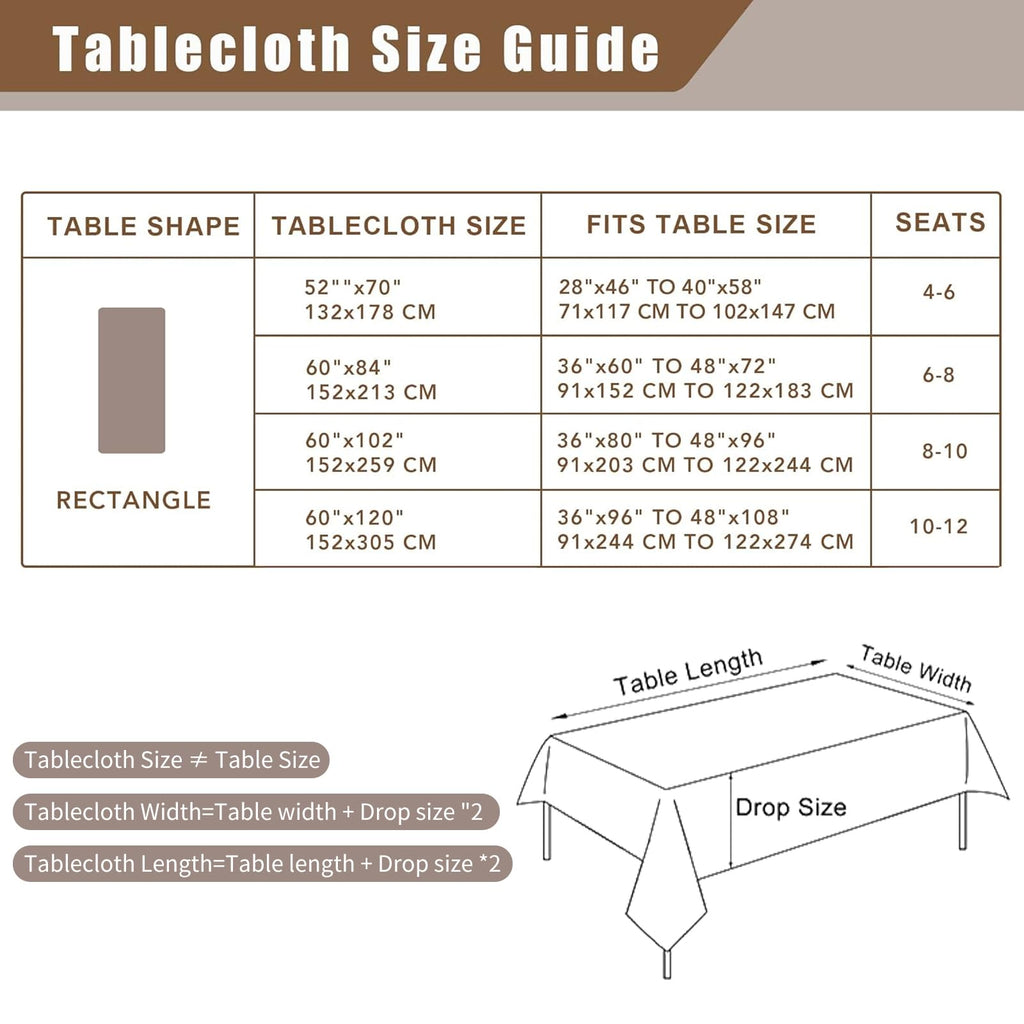 2 Pack Gingham Tablecloth Rectangle Checkered Tablecloth Washable