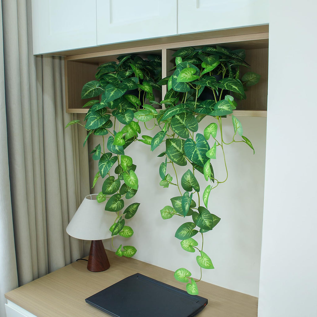 Fake Plants Artificial Hanging Plants Indoor