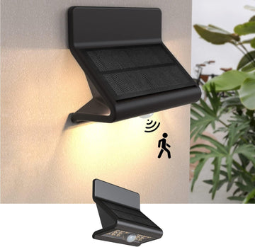 Solar Motion Sensor Security Lights Outdoor, Bright Waterproof LED Lights, Wireless Solar Wall Light to Protect Your