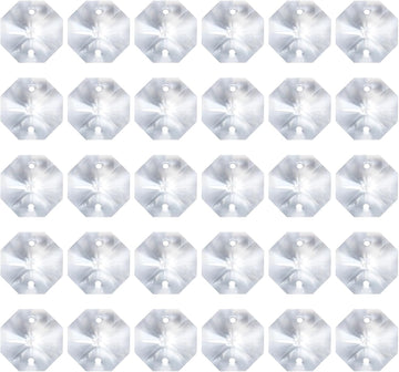 K9 Crystal Octagon Beads 2 Holes Pendants