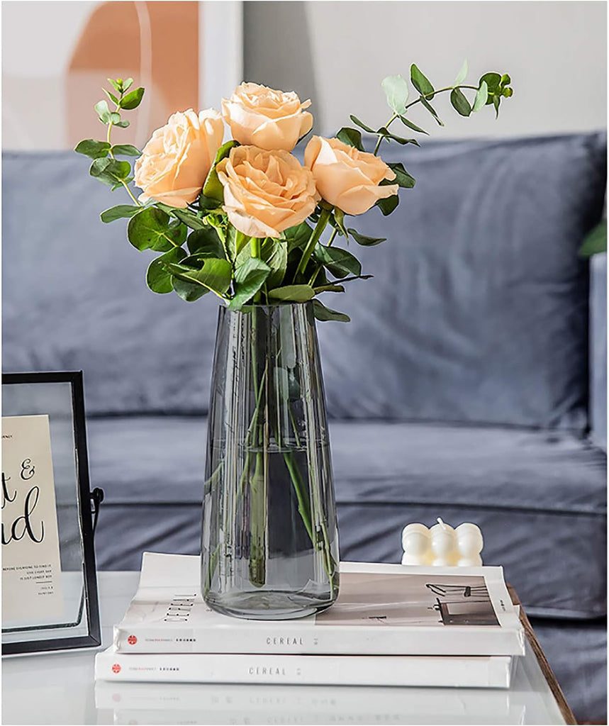 Modern Glass Vase Crystal Clear Glass Vase