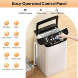 Portable Washer and Dryer Combo Set, 2.8 CU. FT. Portable Clothes Dryers with Boot Dryer, 28 lbs Fully Automatic