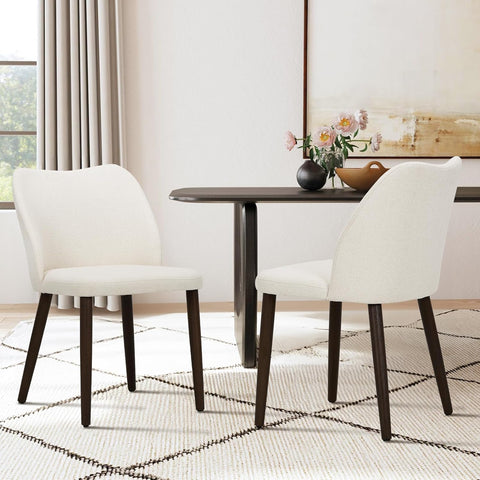 Upholstered Dining Chairs Set of 2