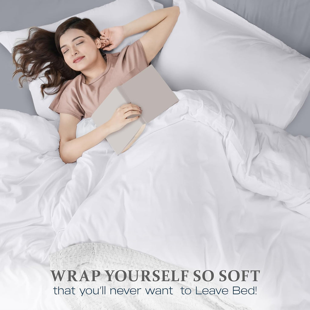 Duvet Cover - 3 Piece with Zipper Closure - 1 Comforter Cover & 2 Pillow Shams