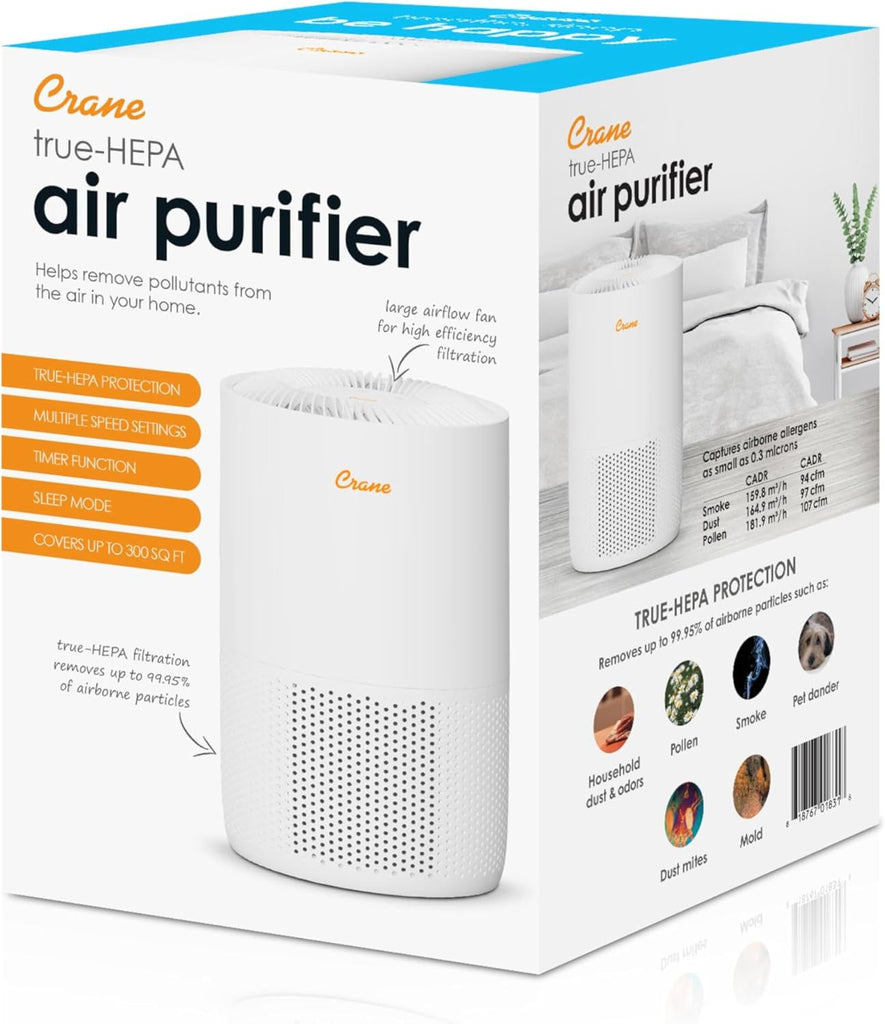 True HEPA Air Purifiers for Home, Up To 300 Sq Ft, Air Purifiers For Bedroom, and Office, Removes Du